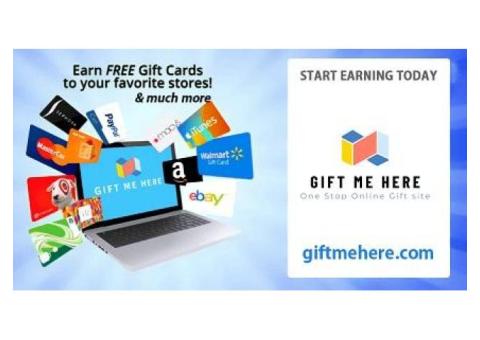 Earn FREE Gift cards to you favorite store!