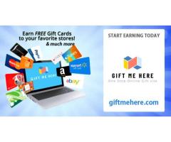 Earn FREE Gift cards to you favorite store!