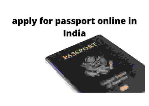 Apply for passport online in India