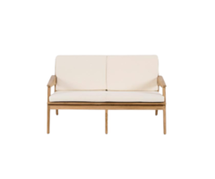 BALI TEAK COLLECTIVE - RIAN 2-SEATER OUTDOOR SOFA