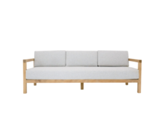 BALI TEAK COLLECTIVE - PERPETUAL 3-SEATER SOFA