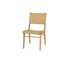 BALI TEAK COLLECTIVE - ZEN DINING CHAIR – BROWN