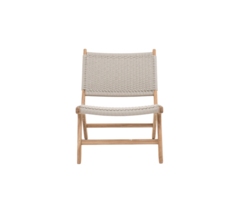 BALI TEAK COLLECTIVE - ZEN LOUNGE CHAIR IN VIRO – GREY