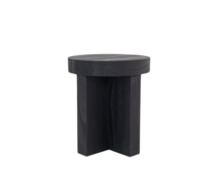 BALI TEAK COLLECTIVE - BOSCO SIDE TABLE – BLACK