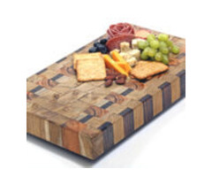 BALI TEAK COLLECTIVE - CUTTING BOARD MADE OF TEAK AND MAHOGANY WOOD