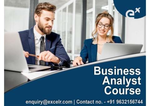 EXCELR BUSINESS ANALYST COURSE IN HYDERABAD