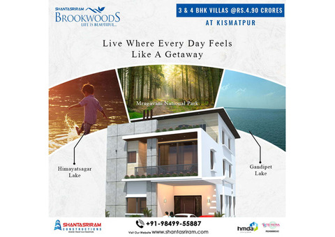 3 and 4bhk Villas in Kismatpur | Shanta Sriram