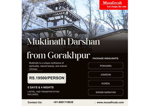 Gorakhpur to Muktinath Tour Package