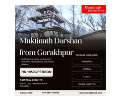 Gorakhpur to Muktinath Tour Package