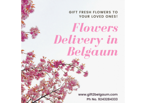 Online Flowers delivery to Belgaum