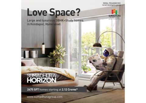 Sumadhura Horizon Provides Luxurious 3BHK+Study Homes