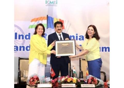 Sandeep Marwah Honored for His Services to Romania