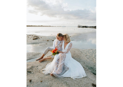 Honeymoon photoshoot in Mauritius