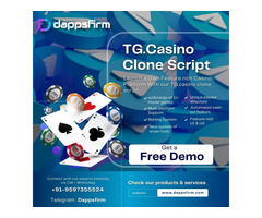 TG.Casino Game Clone Script - Start Your Casino Business Today