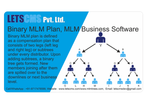 MLM Binary Plan Software | Free demo - Business mlm Software