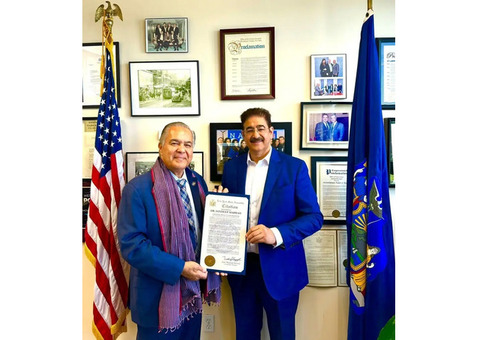 Dr. Sandeep Marwah Honored by New York State Assembly