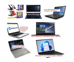 ex UK simple and gaming laptops free games bonus