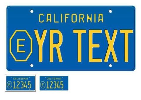 1983 County Exempt California License Plate