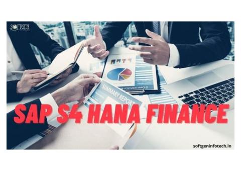 SAP S4 HANA Finance Training Institute BTM  - Softgen Infotech