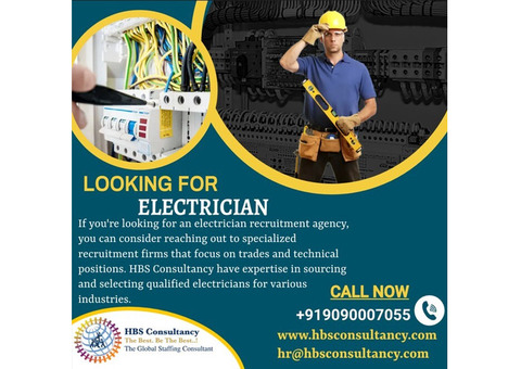 Electrician recruitment services