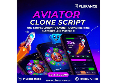 Aviator Clone Script - Opt Choice To Start a Crypto Crash Game