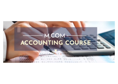 M.Com Accounting Course, Fees, Admission, Subjects