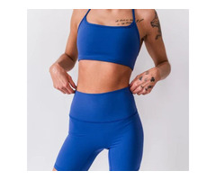 Matching Sports Bra And Leggings Set For Women