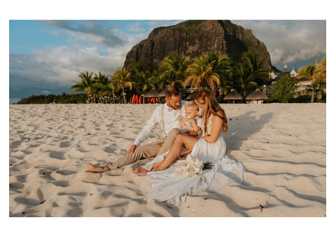 Drone wedding photography