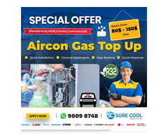 Aircon gas top-up