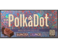 Polkadot Buncha Crunch Belgian Chocolate Bar