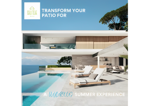 Transform your patio for a luxurious summer retreat! 