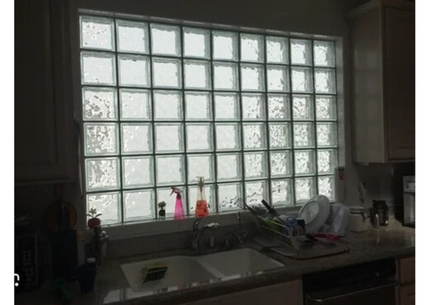 Basement Window Replacement with Glass Block