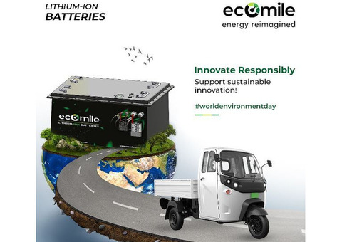 Best erickshaw lithium ion battery manufacturers in India