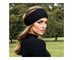 Black headband for women