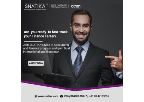 Masters In Accounting And Finance - SNATIKA