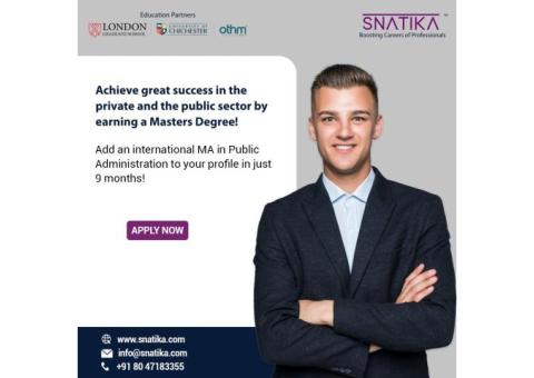 Masters In Public Administration - SNATIKA