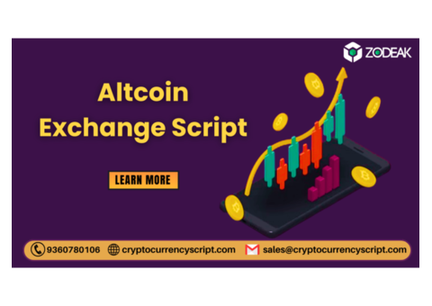 We can develop an affordable cryptocurrency exchange script for you