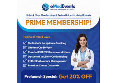 eMedEvents Prime Membership