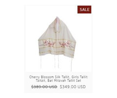 Make the Bat Mitzvah with a Stunning Tallit from Galilee Silks!