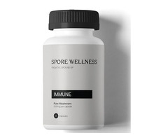 Spore Wellness (Immune) Microdosing Mushroom Capsules.