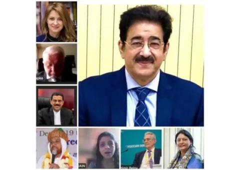 Sandeep Marwah Spoke at International Peace Conference by BRICS