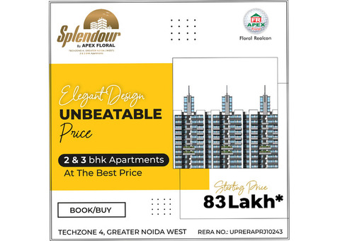Peaceful Home 2 BHK luxury Apartment at Apex Splendour