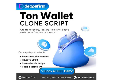 Launch a TON Wallet with Our ton wallet Clone script