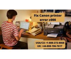 Canon Printer Error c000? Call To Fix +1-888-272-8868