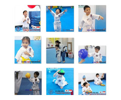 TKD kids' classes blend basic training with fun to keep them engaged