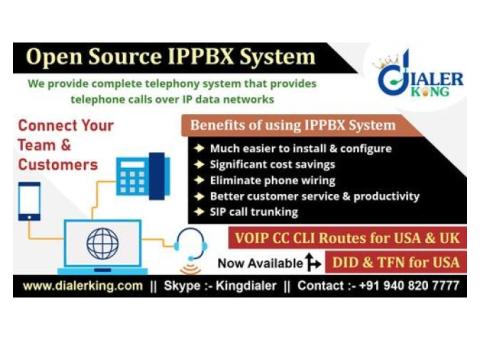 Open source IPPBX system provide by Dialerking technology