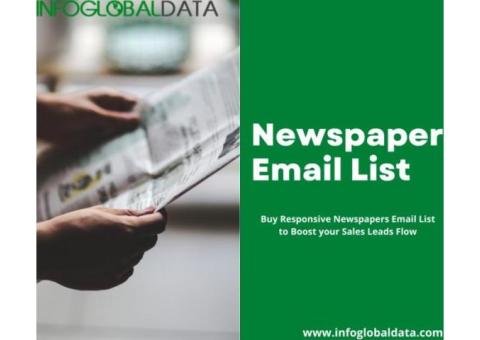 Get the best Newspaper Email List In US