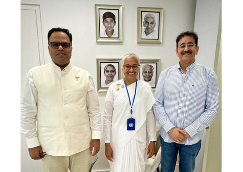 Sandeep Marwah Invited by World Spiritual Centre of Brahma Kumaris