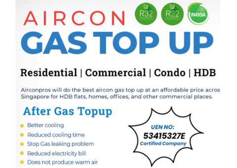 Aircon Gas Top-Up