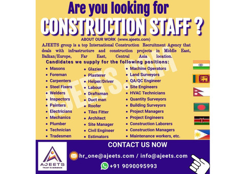 AJEETS: Best Construction Labour Agency in India